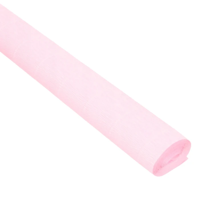 BIBUŁA KREPINA 569 RÓŻOWA JASNA Cartotecnica Rossi róż pastel 180 G 50X250.webp