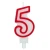 Świeczka urodzinowa "5" 7cm cyfra Penword