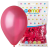 Balony metalizowane czerwone perłowe 25 cm zestaw 100 szt.png