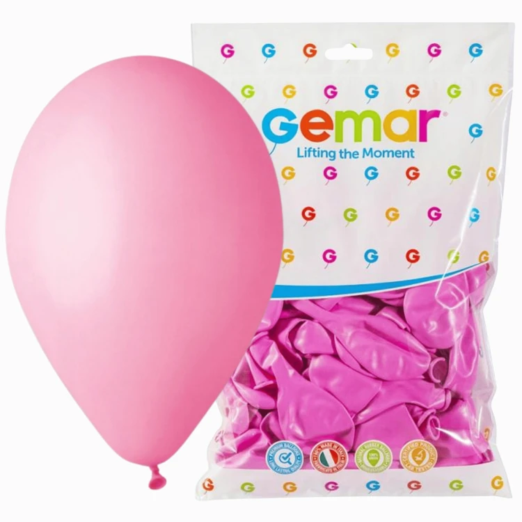 Balony metaliczne perłowe JASNE RÓŻOWE '5' 100 sztuk.png