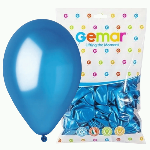 Balony Metaliczne Niebieskie Perłowe GEMAR '5' 100 szt..png