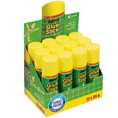 Klej w sztyfcie Amos 35g DISPLAY 12 sztuk.png
