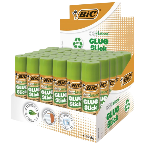 Klej w sztyfcie BIC ECO 30x8 Glue Stick ZESTAW.png