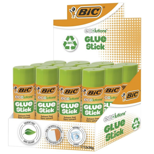 Klej w sztyfcie BIC ECO 12x36g Glue Stick.png