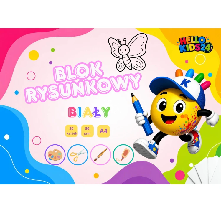 Blok Rysunkowy A4 Biały 20 Kartek 80g HelloKids24.png
