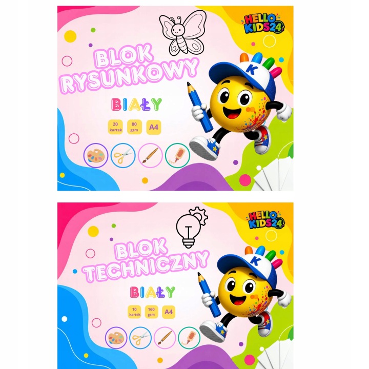 Wyprawka-Szkolna-5-Klasa-Bambino-dla-Dzieci-Amos-Kredki-Bloki-Farby-Kleje-Stan-opakowania-oryginalne.jpg