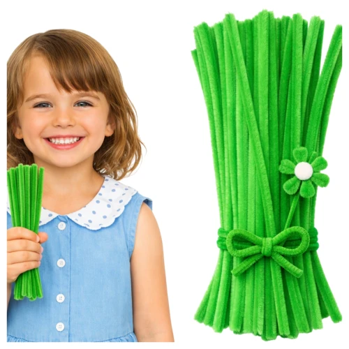 Druciki-Kreatywne-Zielone-Aliga-Cienkie-do-Bukietow-na-Kwiaty-30-cm-40-szt.webp